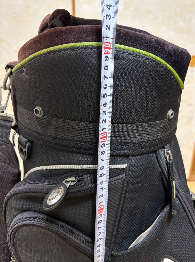 澤*蒼様 レトロ Callaway BIG BERTHA キャディバッグ　ブラッ