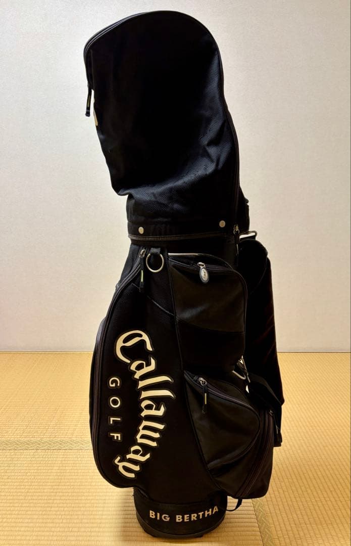 澤*蒼様 レトロ Callaway BIG BERTHA キャディバッグ　ブラッ