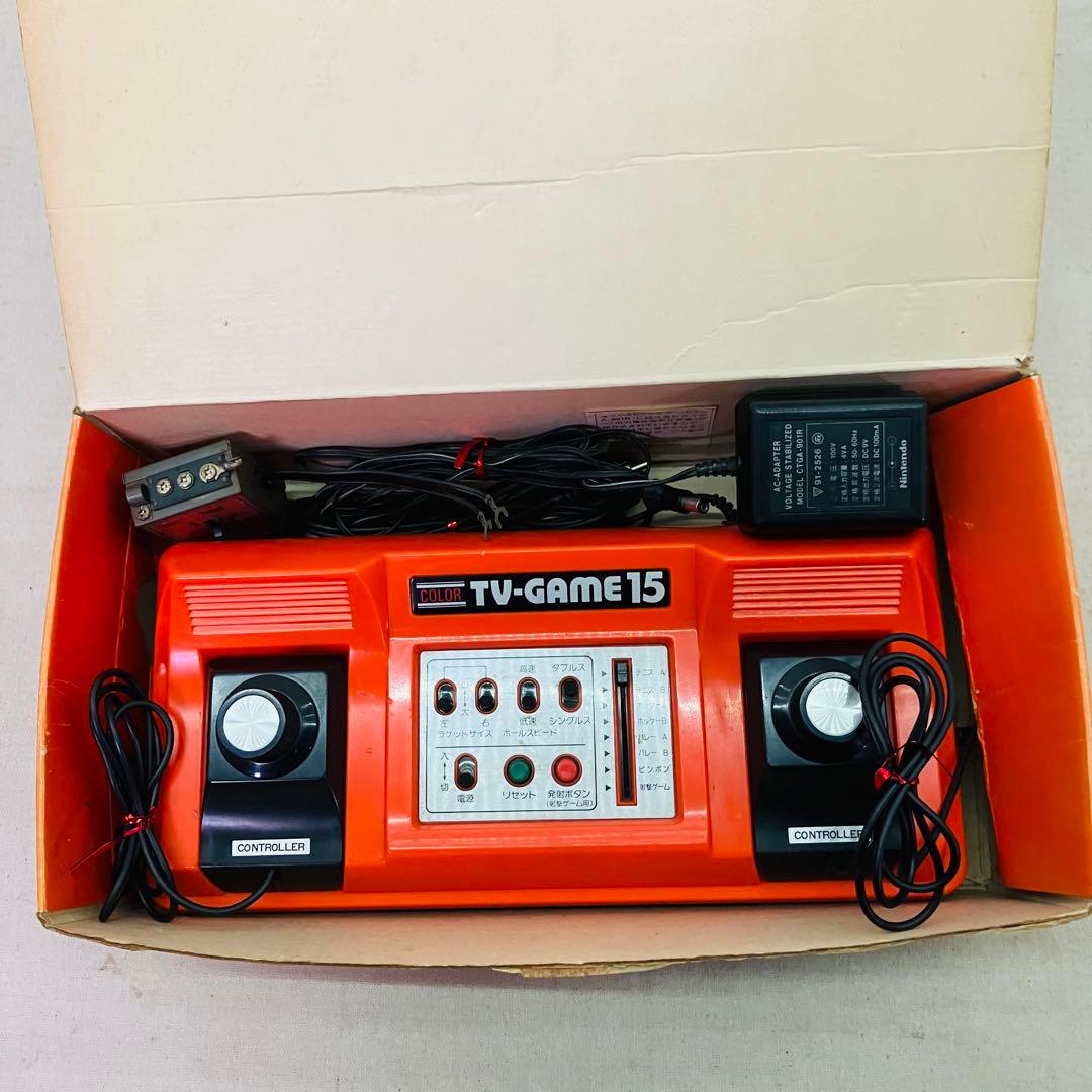 当時物／レア 箱付き カラーテレビゲーム 15 [MODEL：CTG-15V]