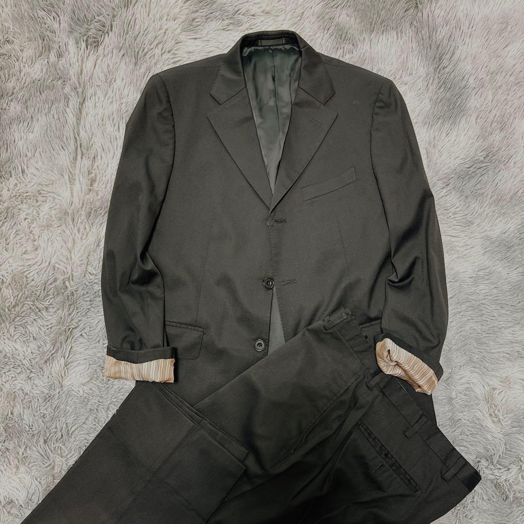 美品 バーバリー ブラック レーベル スーツ　38L