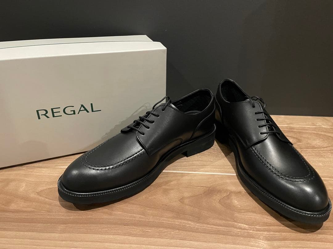 REGAL 新作ブラック ビジネスシューズ