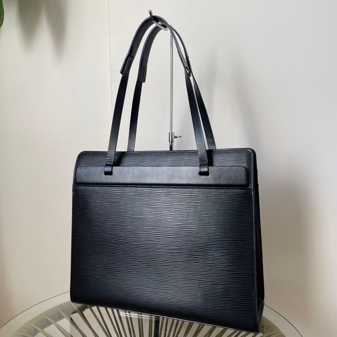良品　ルイヴィトン　トートバッグ　クロワゼットPM エピ　ノワール　肩掛け可　黒