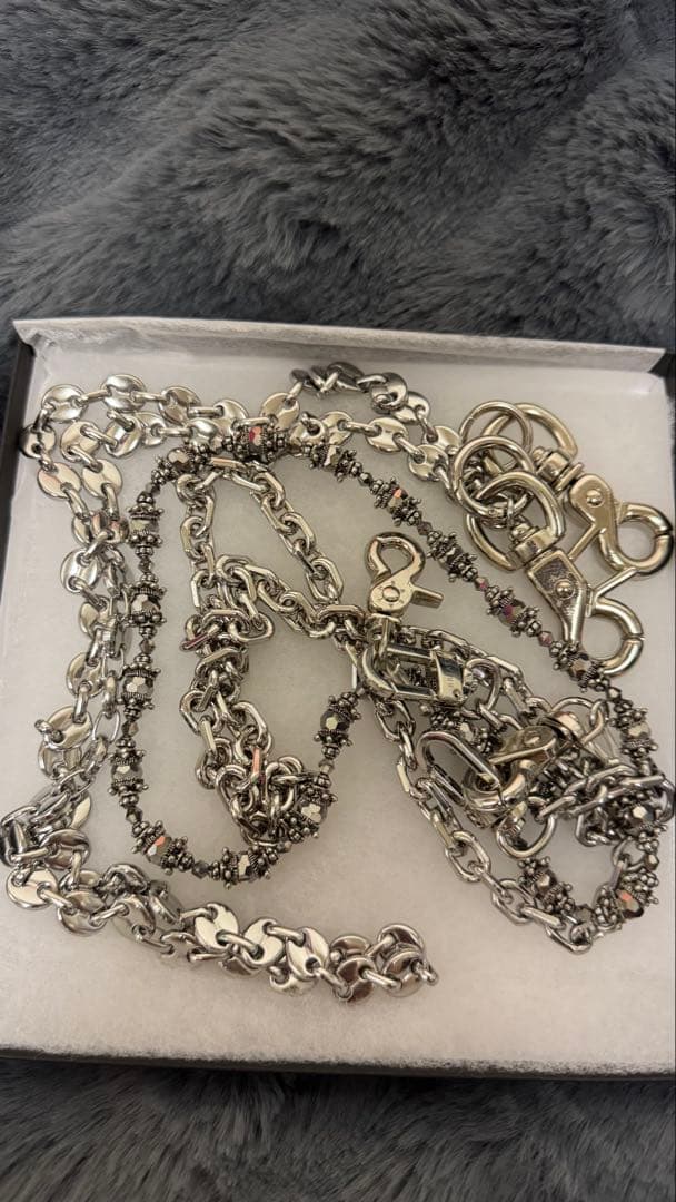 小物 BH TRIPLE WALLET CHAIN / SILVER