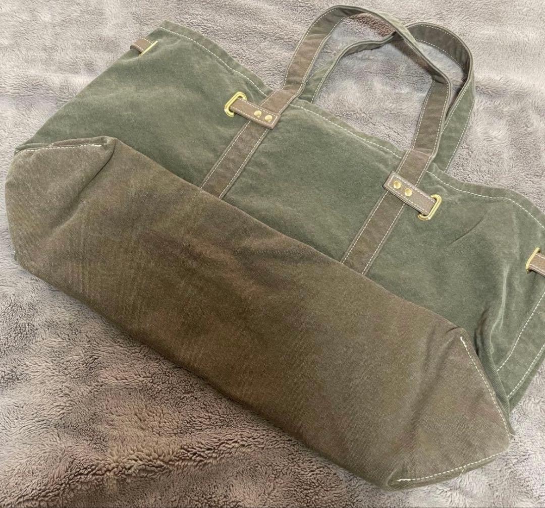 新品 sita parantica キャンバス Tote Bag L カーキ