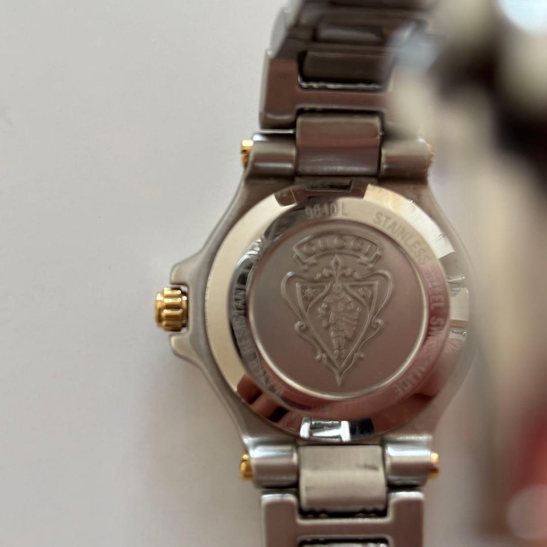 GUCCI グッチ 腕時計 9040M 11P ダイヤ コンビ 稼働中