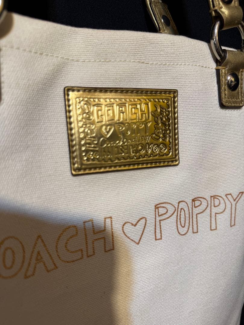 激レアコーチ goldyポピーちゃんトートバッグpoppy