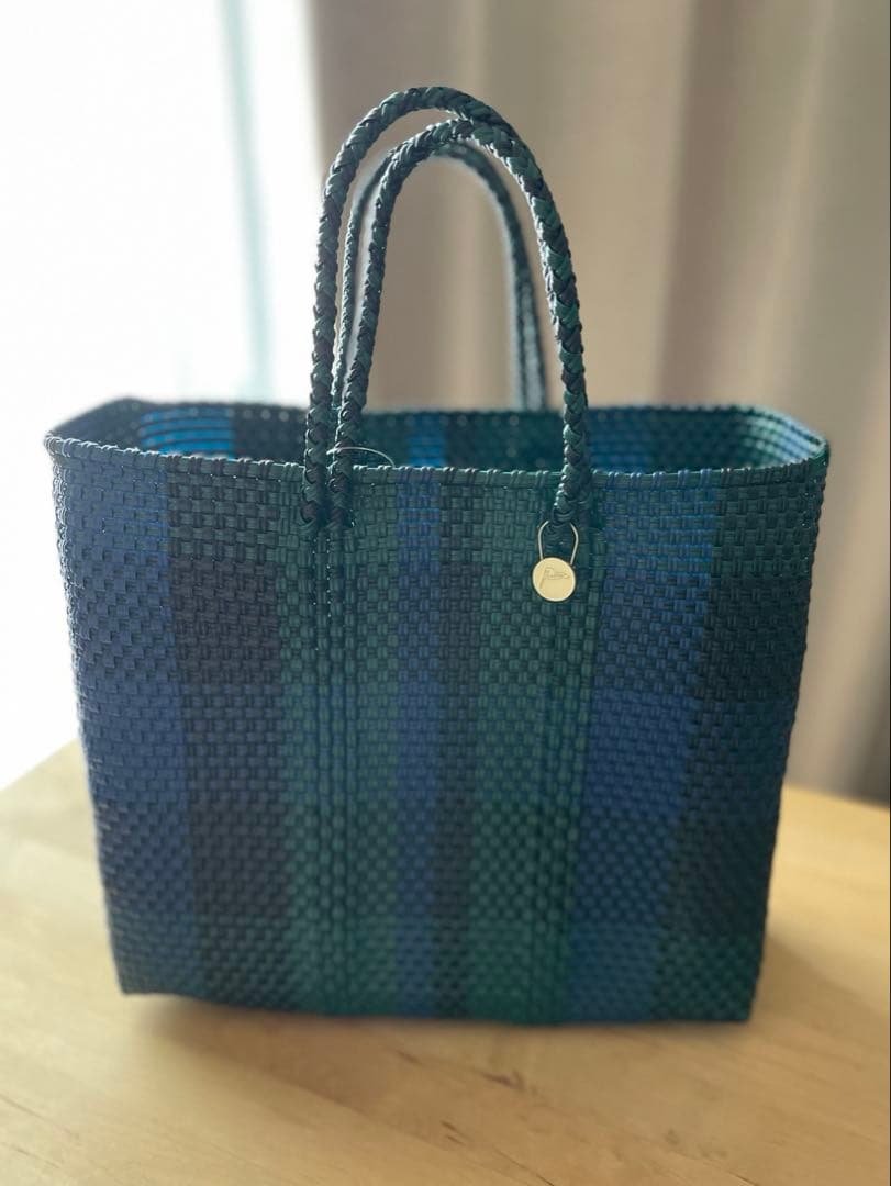 新品完売品LeToteレトラ✴︎メルカドバッグ3 COLORS CHECK かご