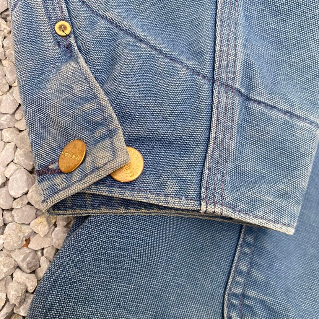 激レア(ブルー)Carhartt カーハートミシガンチョアコート90s USA製