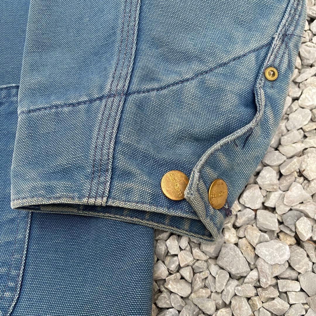 激レア(ブルー)Carhartt カーハートミシガンチョアコート90s USA製