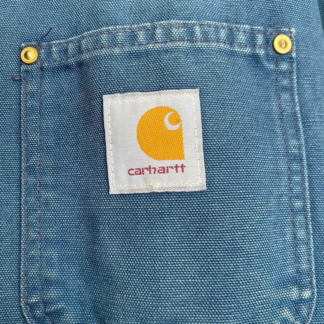 激レア(ブルー)Carhartt カーハートミシガンチョアコート90s USA製