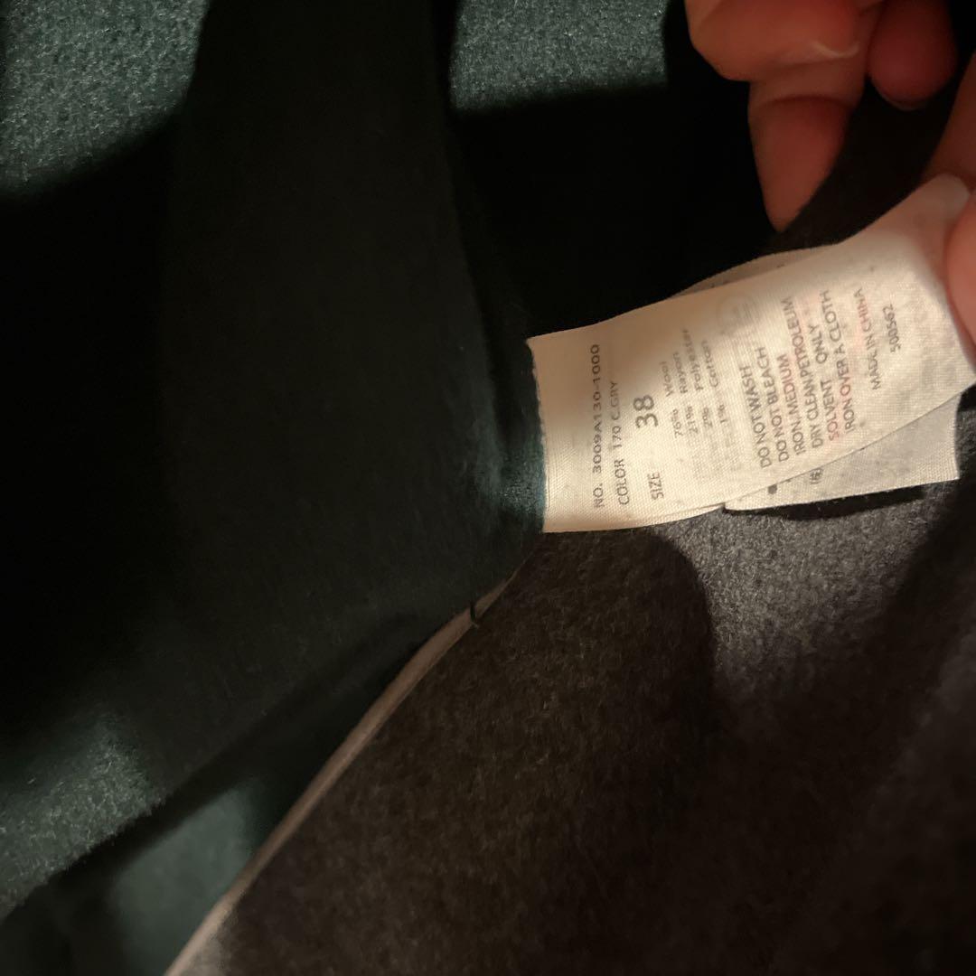 エンフォルドENFOLDウールリバーコート チェスターコート 38