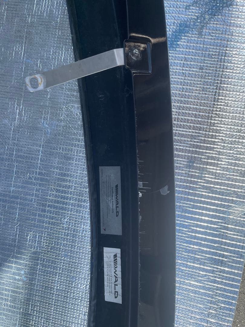 30アルファード後期SCWaldフロントスポイラーY.K