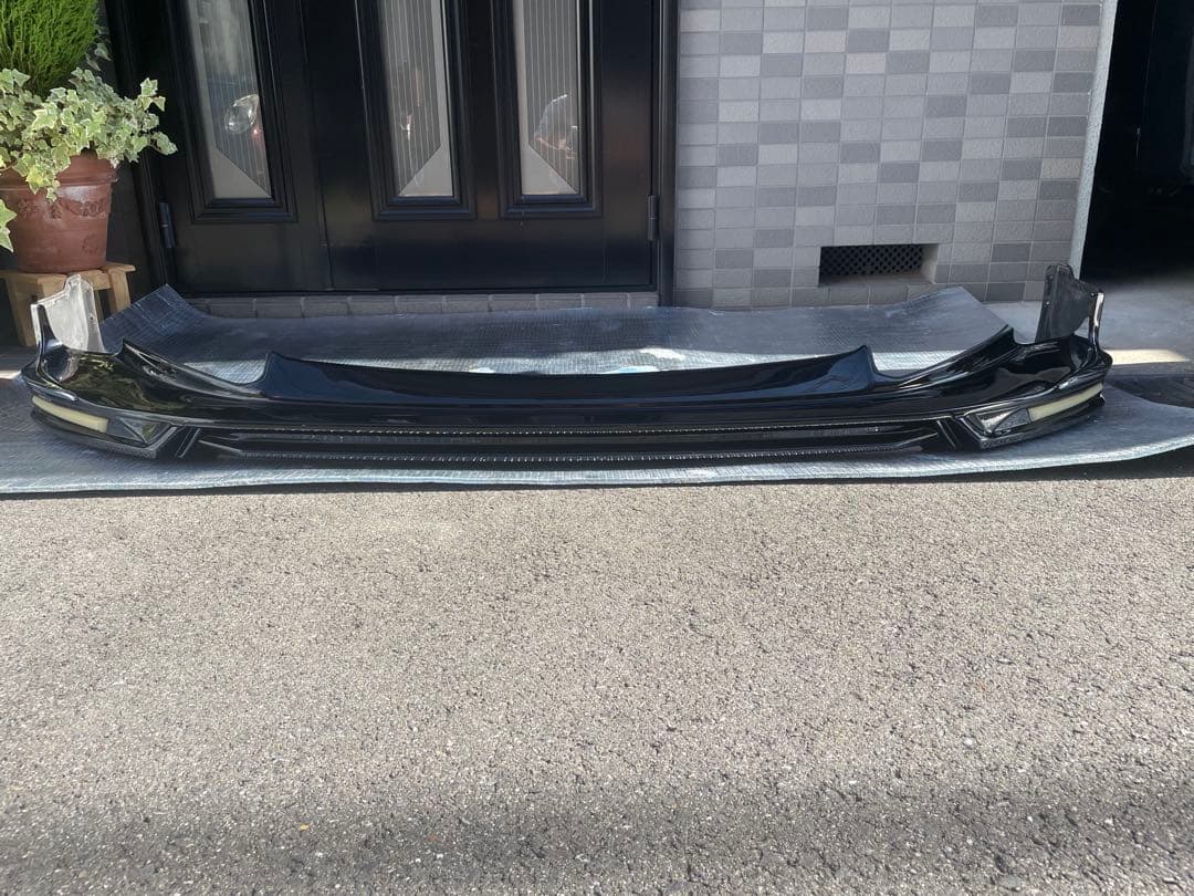 30アルファード後期SCWaldフロントスポイラーY.K