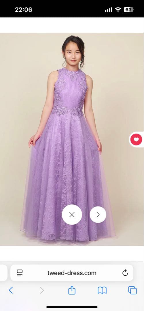 美品　TWEED DRESS