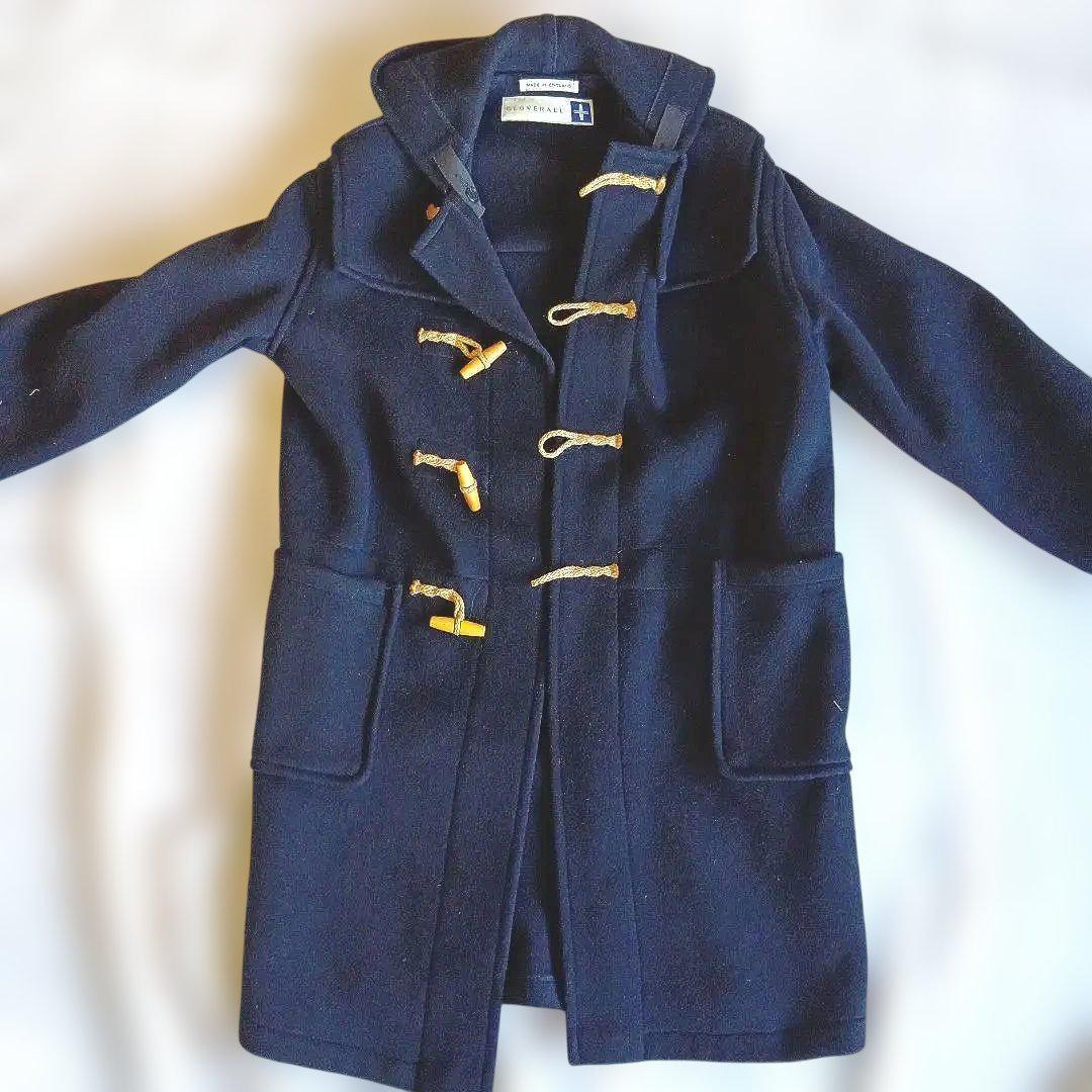 限定値下　グローバーオール　 英国製 　ダッフルコート　 ネイビー 　メンズL