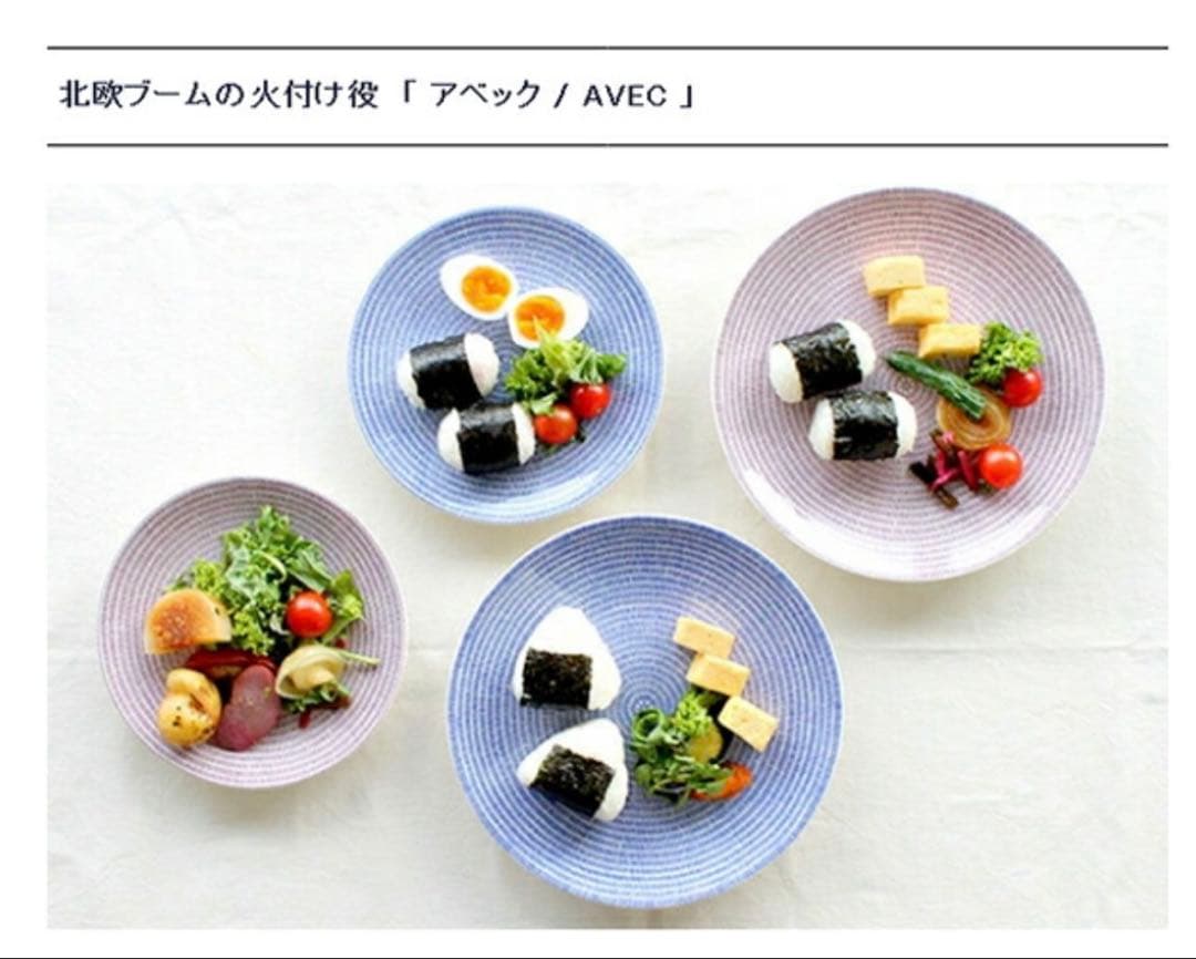 新品同様★6枚セット★アラビア★24h Avec★アベックプレート★20cm