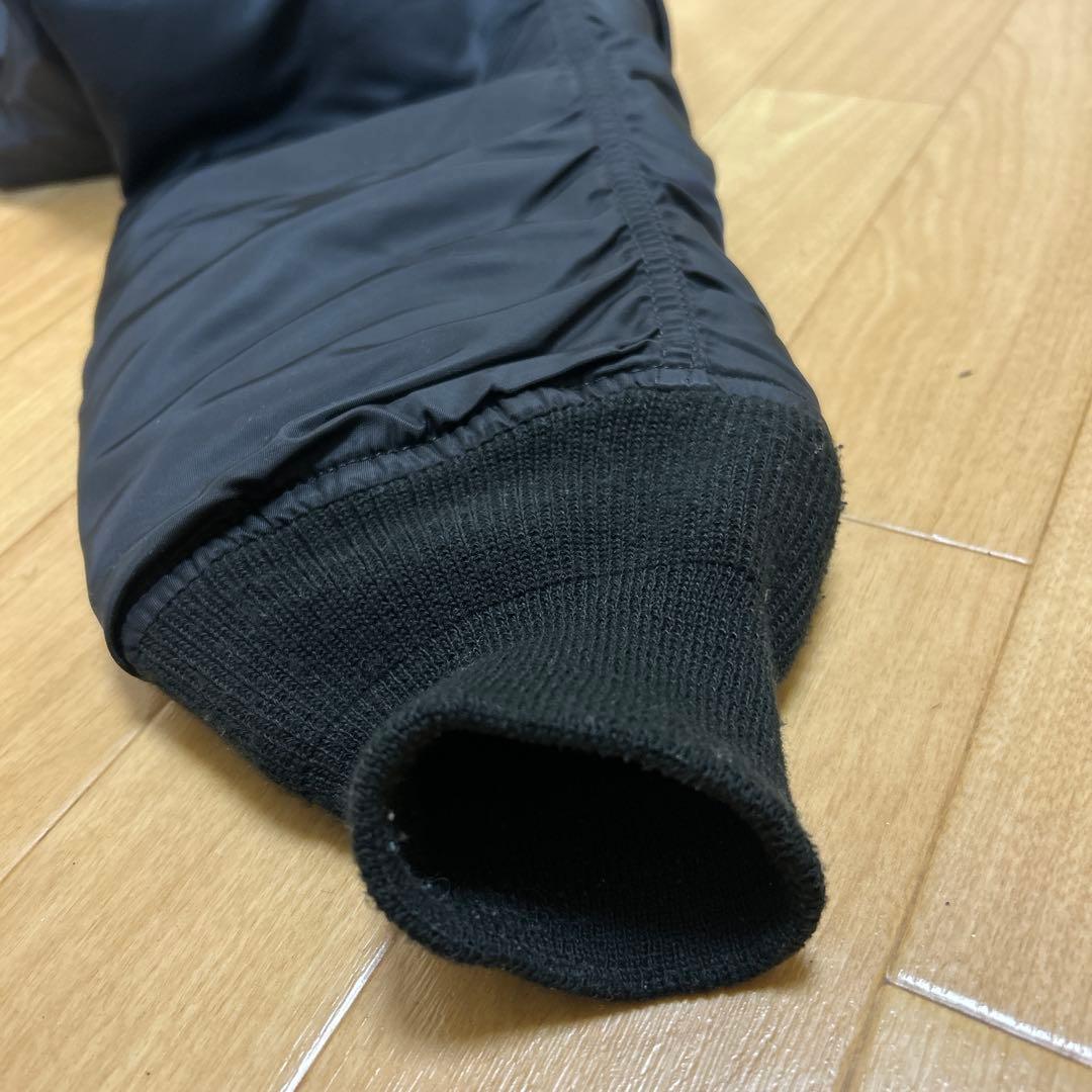 アルファインダストリーズ MA-1 ジャケット ブルゾン リバーシ ブラック