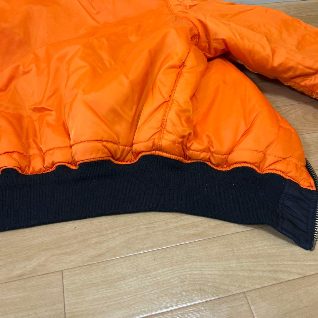 アルファインダストリーズ MA-1 ジャケット ブルゾン リバーシ ブラック