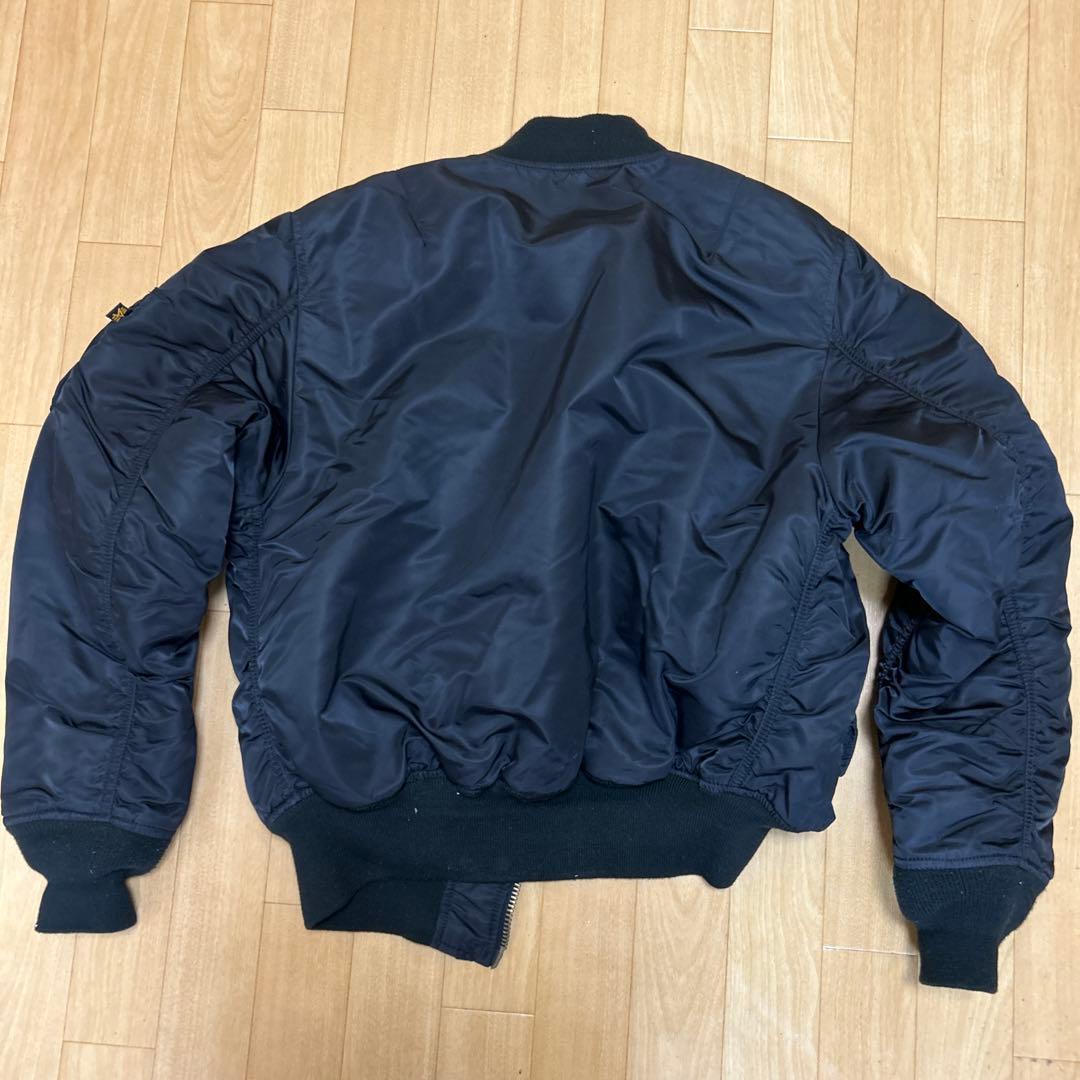 アルファインダストリーズ MA-1 ジャケット ブルゾン リバーシ ブラック