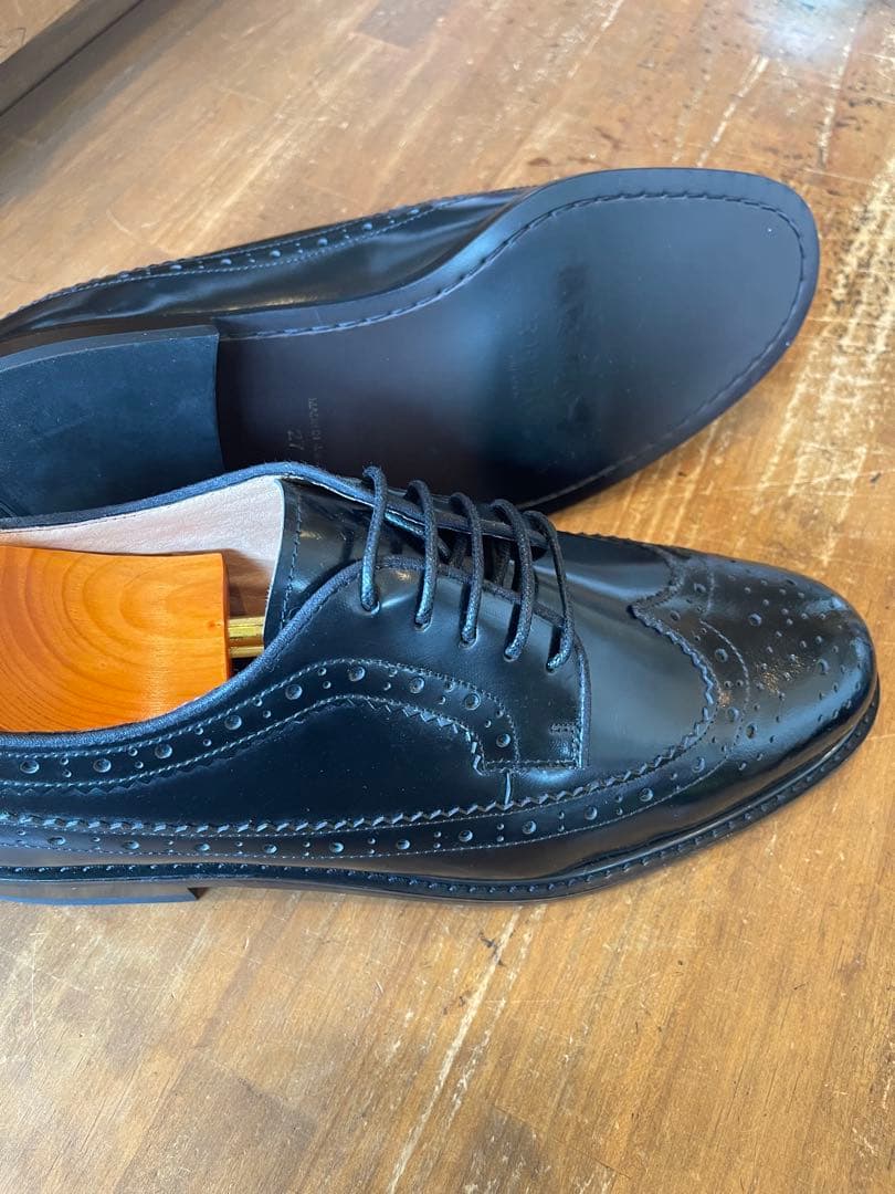 MURATA ORIGINAL9210776ウイングチップ黒鏡面本革28