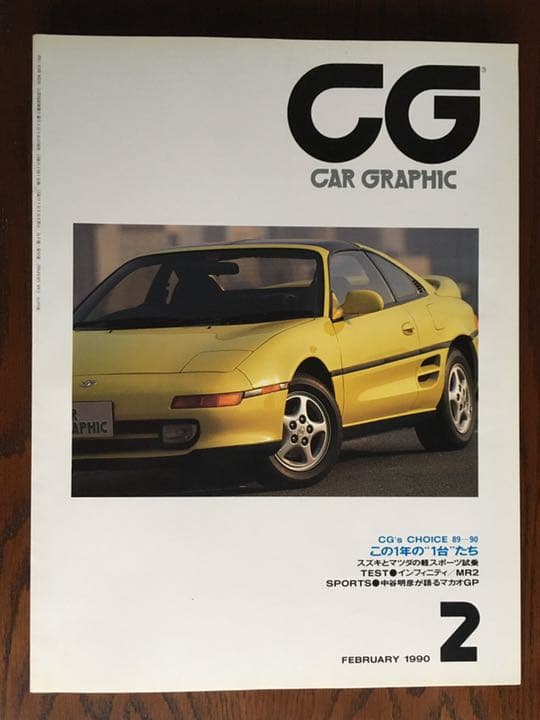 Car Graphic 1990年1月号、2月号、4月号、11月号