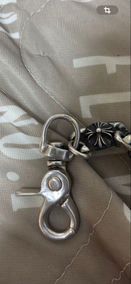 シルバー925ウォレットチェーンヴィンテージ