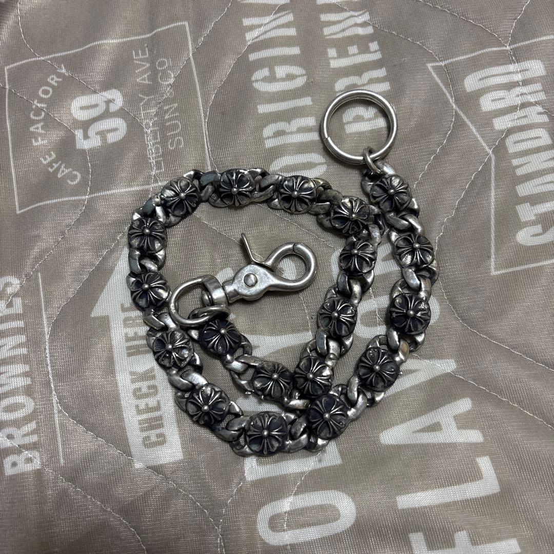 シルバー925ウォレットチェーンヴィンテージ