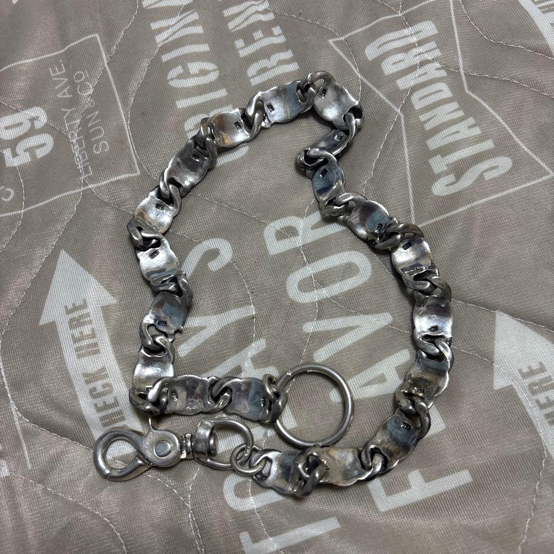 シルバー925ウォレットチェーンヴィンテージ