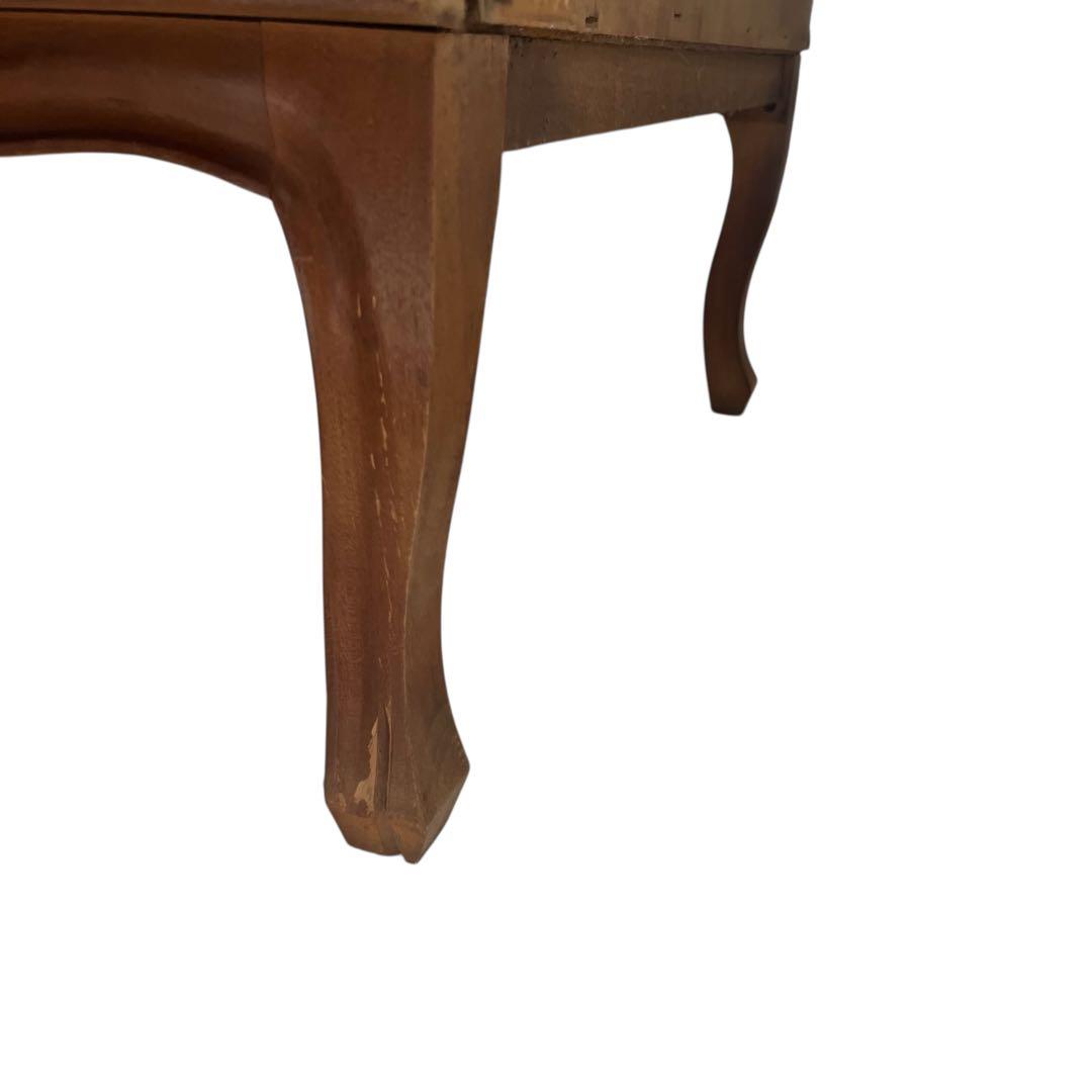 ✨イタリア製 アンティーク調 象嵌 3段コンソールチェスト 猫脚 洋箪笥 収納✨