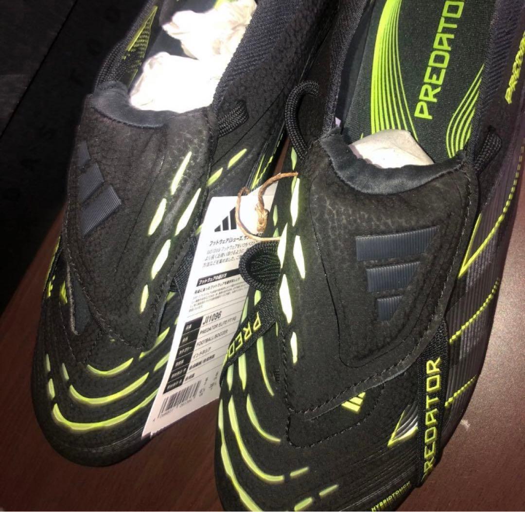 1/22終了 新品 未使用 タグ付 プレデターエリート FT FG 24.5cm