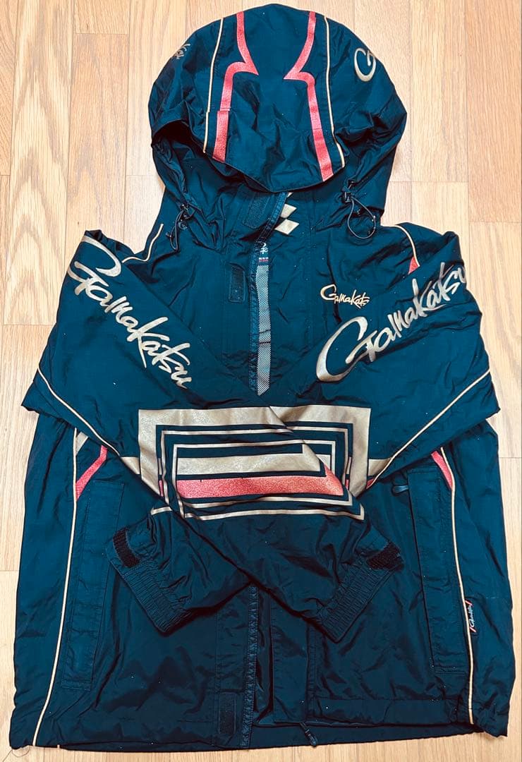 Gamakatsu フィッシングベスト　レインスーツ　歌舞伎シリーズ3点セット