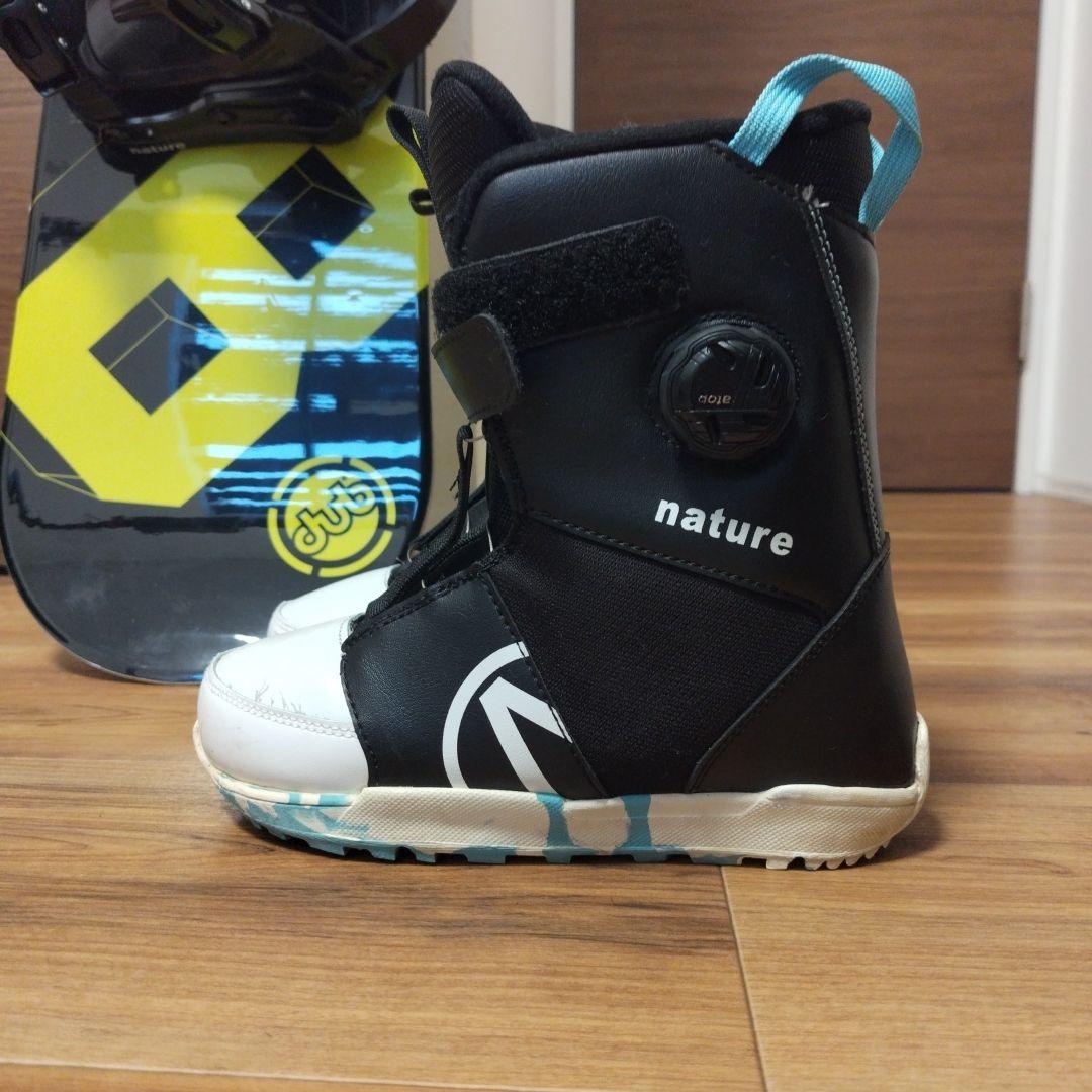 dub ダブ スノーボード ジュニア 110 22.0cm スノボ3点セット