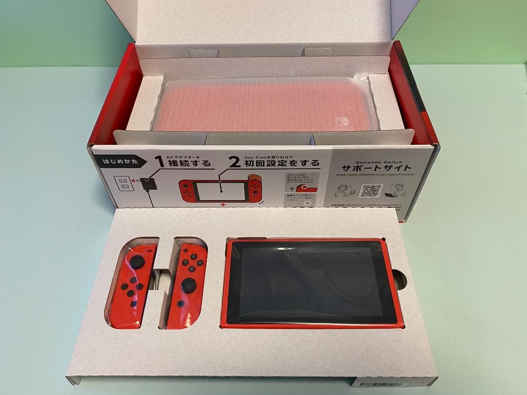 【新品 未使用】Nintendo Switch マリオレッド×ブルーセット