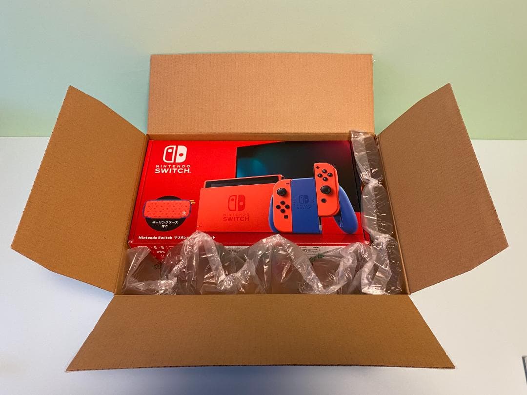 【新品 未使用】Nintendo Switch マリオレッド×ブルーセット