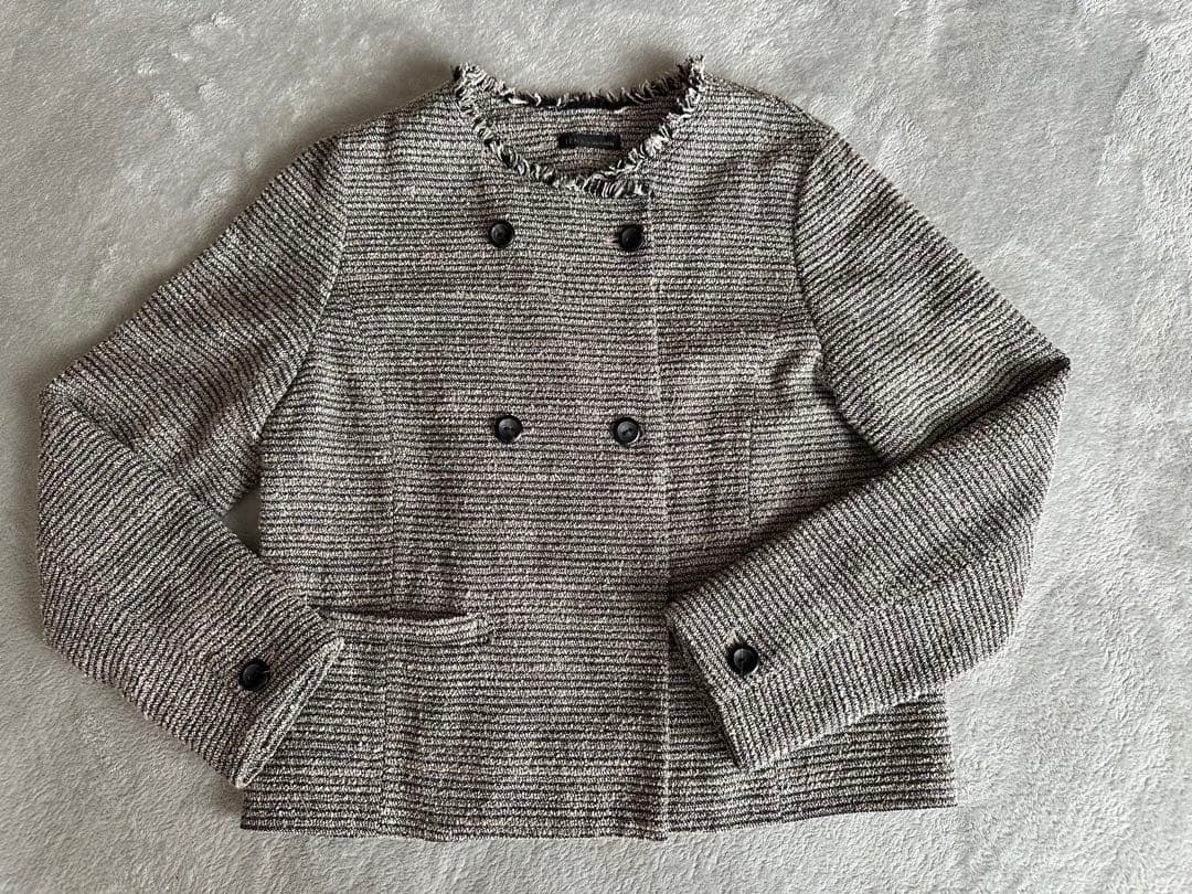 イエナ ツイード ジャケット＆ワンピース セットアップ グレー