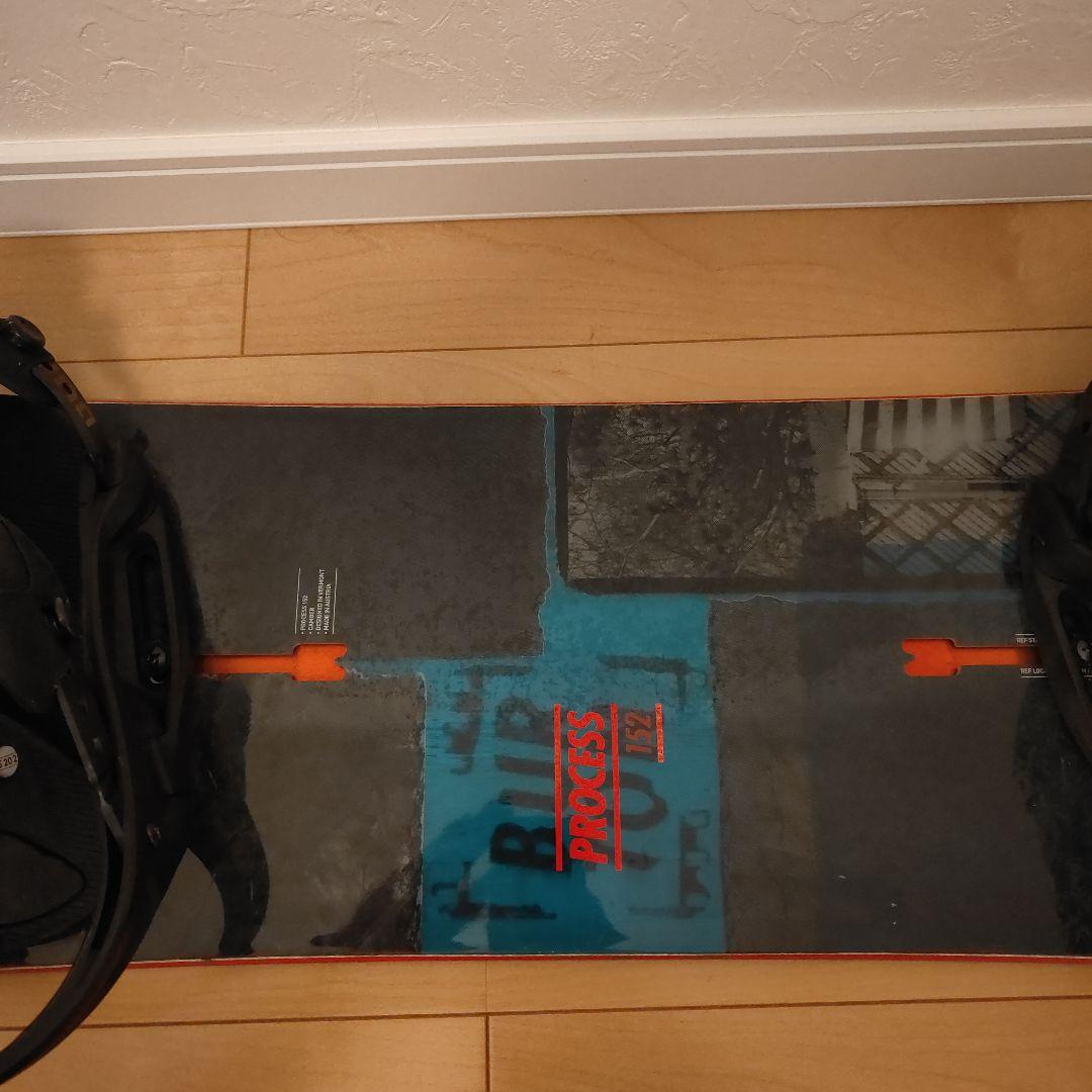 【美品】BURTON process flying v 152cm ビンディング