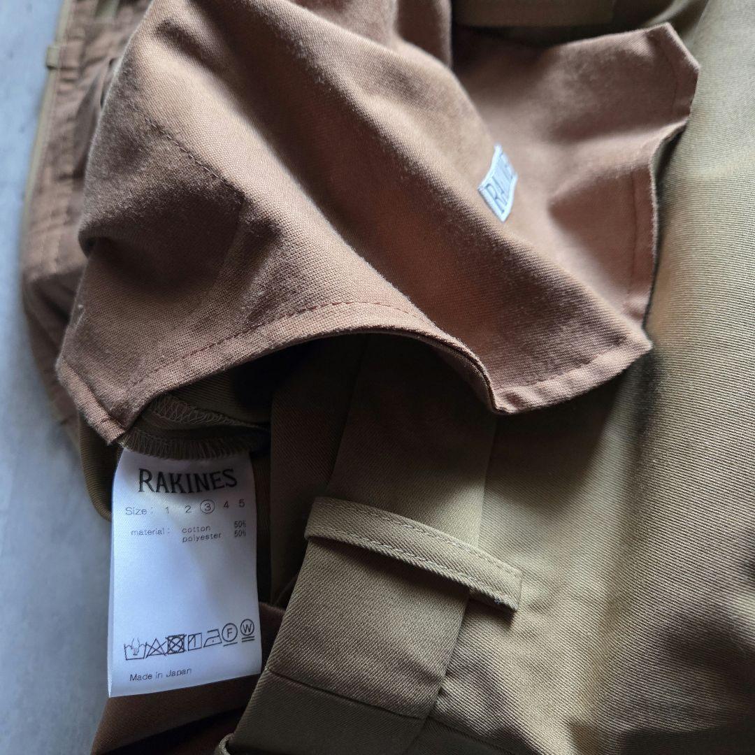 RAKINES　2TUCK WIDE PANTS