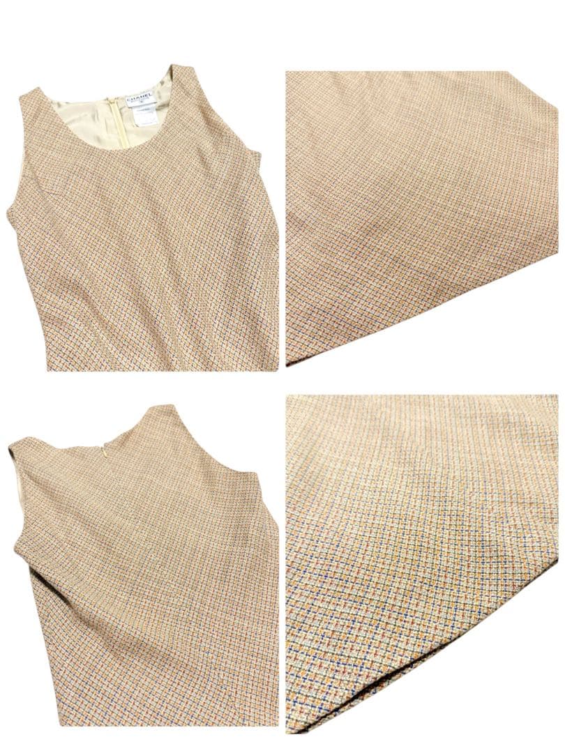 ✨️美品✨️ シャネル コート ワンピース セット ツイード ココマーク シルク