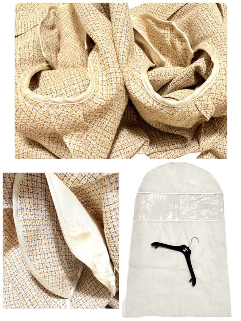 ✨️美品✨️ シャネル コート ワンピース セット ツイード ココマーク シルク