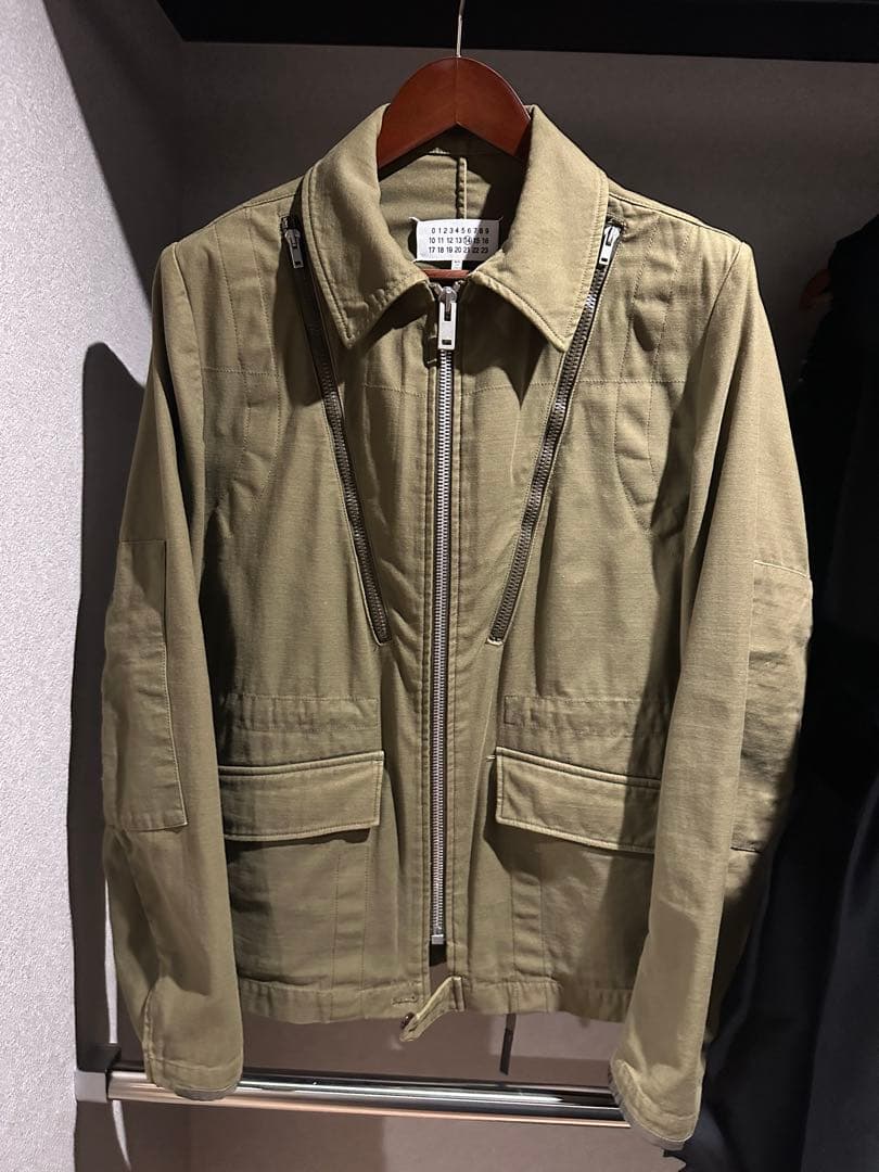 最終価格MaisonMargiela 逆八の字 ミリタリージャケット サイズ48