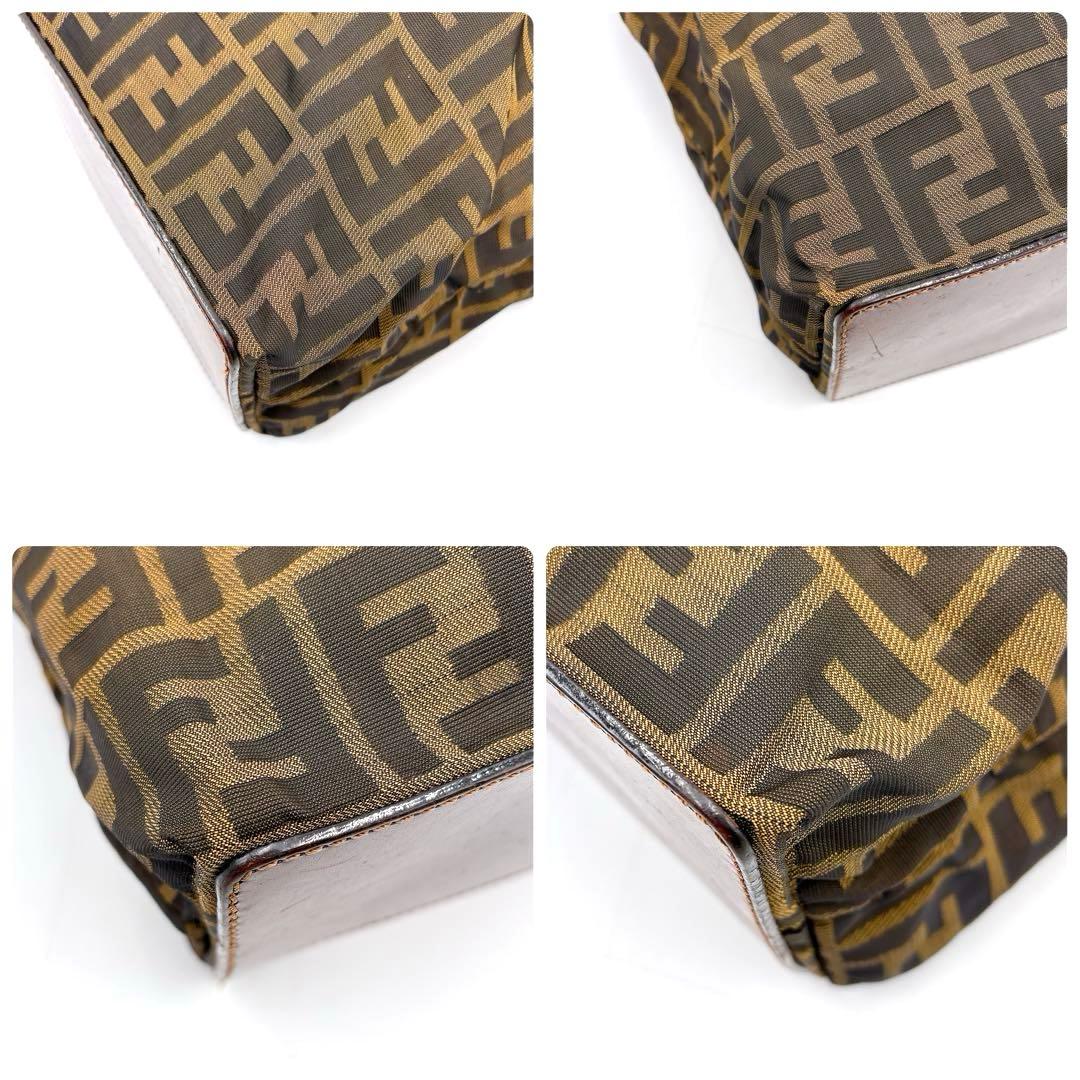 美品 FENDI フェンディ ヴィンテージ ズッカ柄 トートバッグ ミニトート