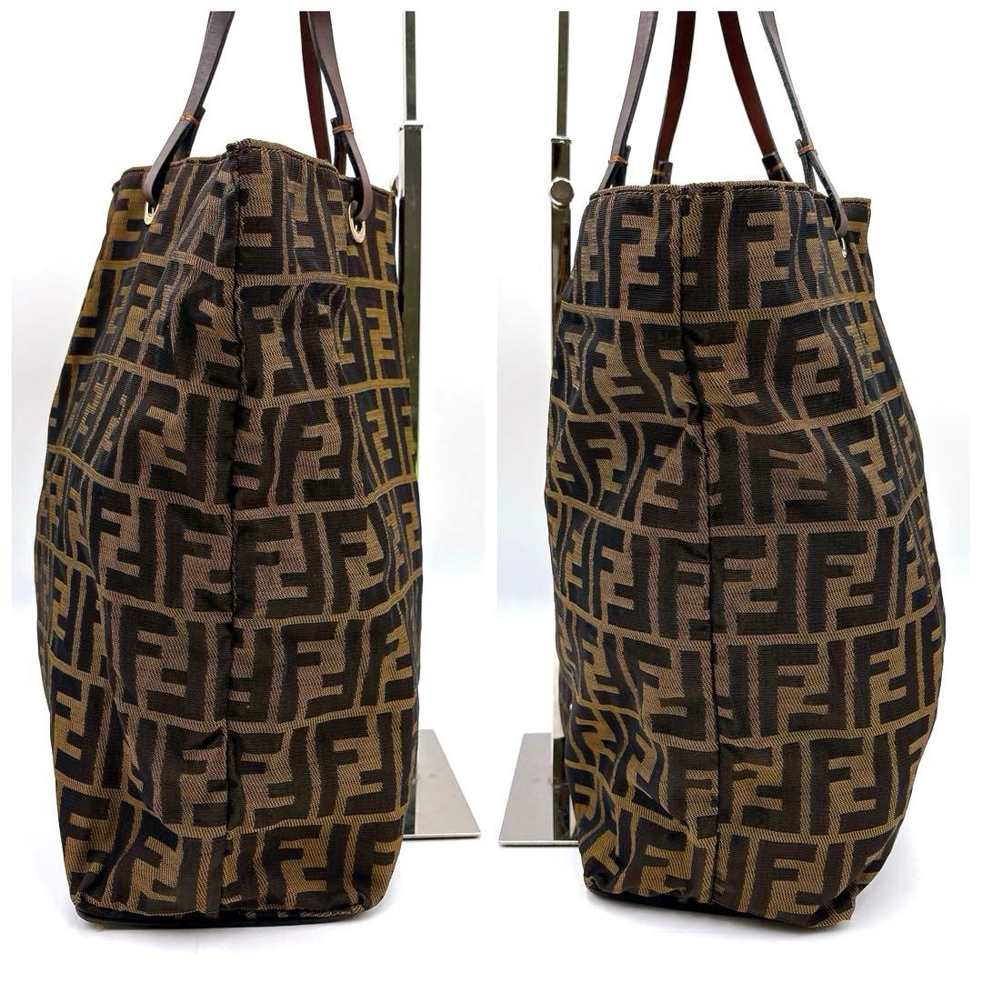 美品 FENDI フェンディ ヴィンテージ ズッカ柄 トートバッグ ミニトート