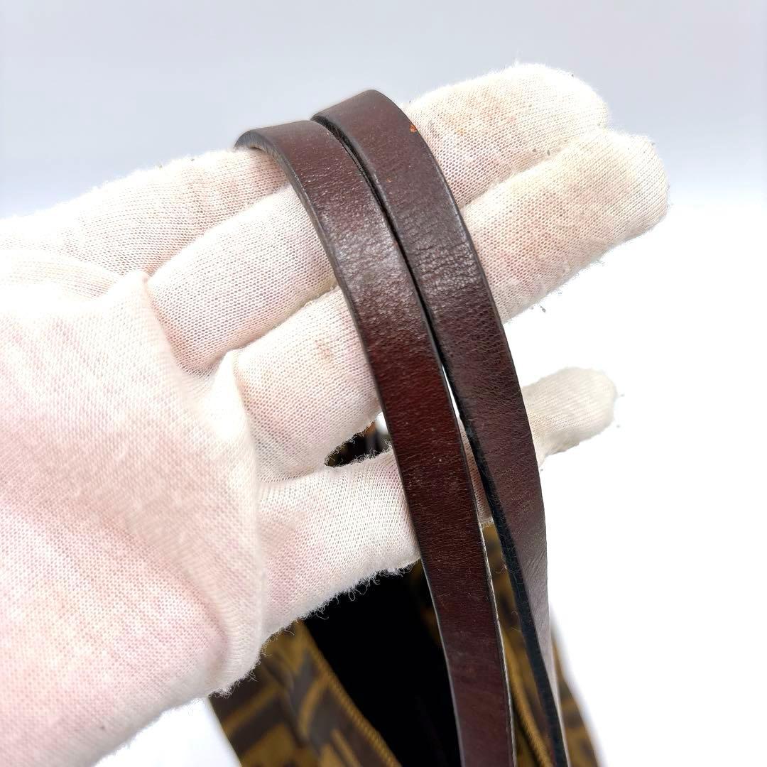 美品 FENDI フェンディ ヴィンテージ ズッカ柄 トートバッグ ミニトート