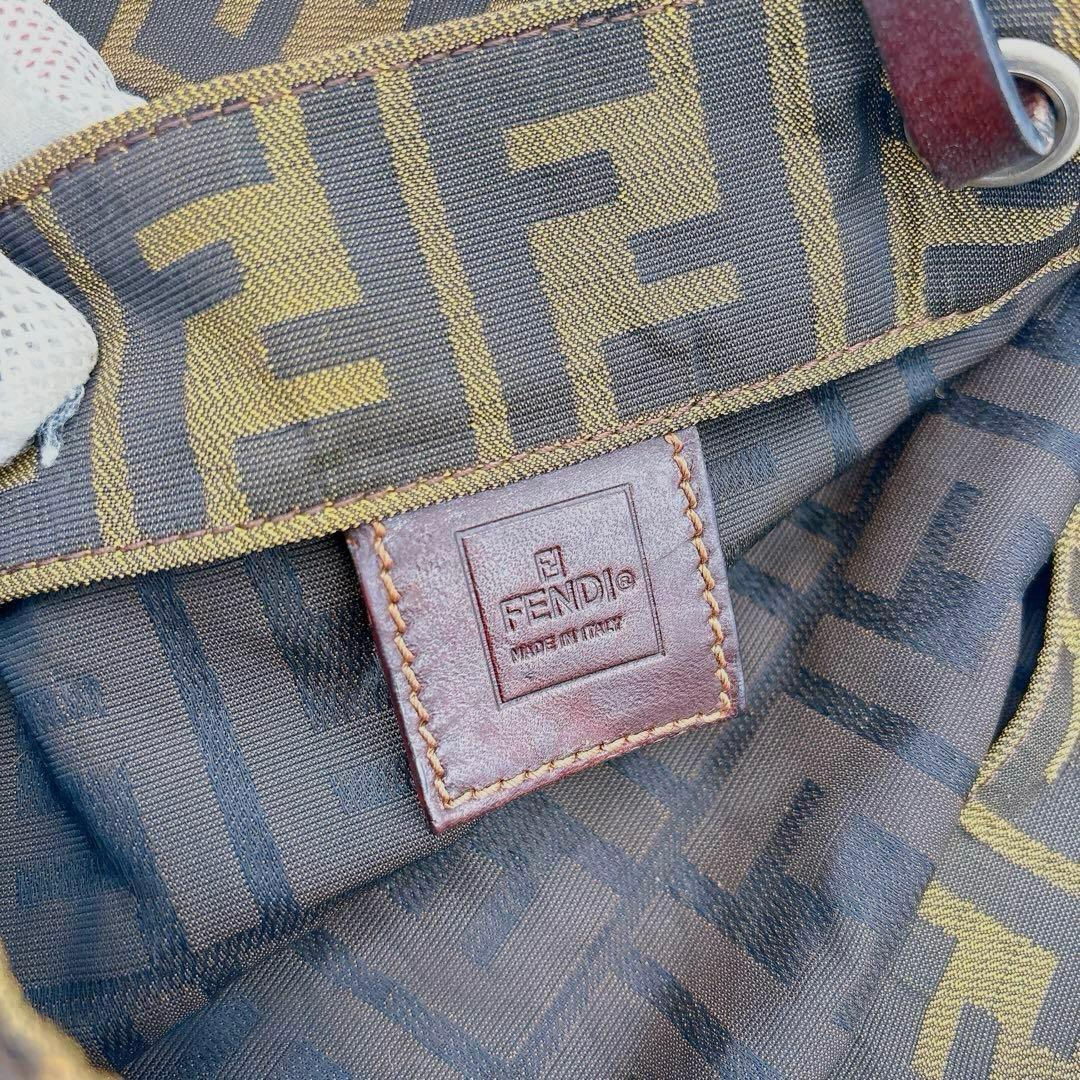 美品 FENDI フェンディ ヴィンテージ ズッカ柄 トートバッグ ミニトート