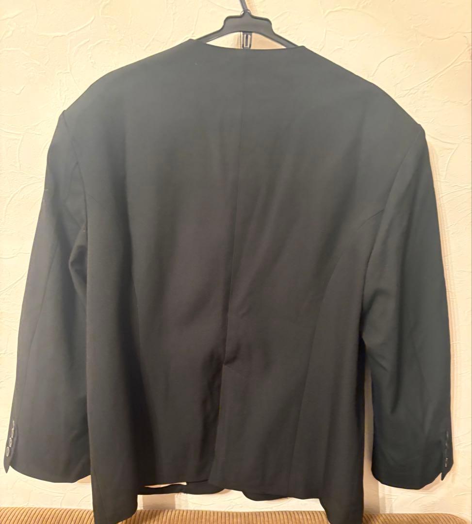 ジャケット・アウター LA PEAU DE GEM no collar hole jacket