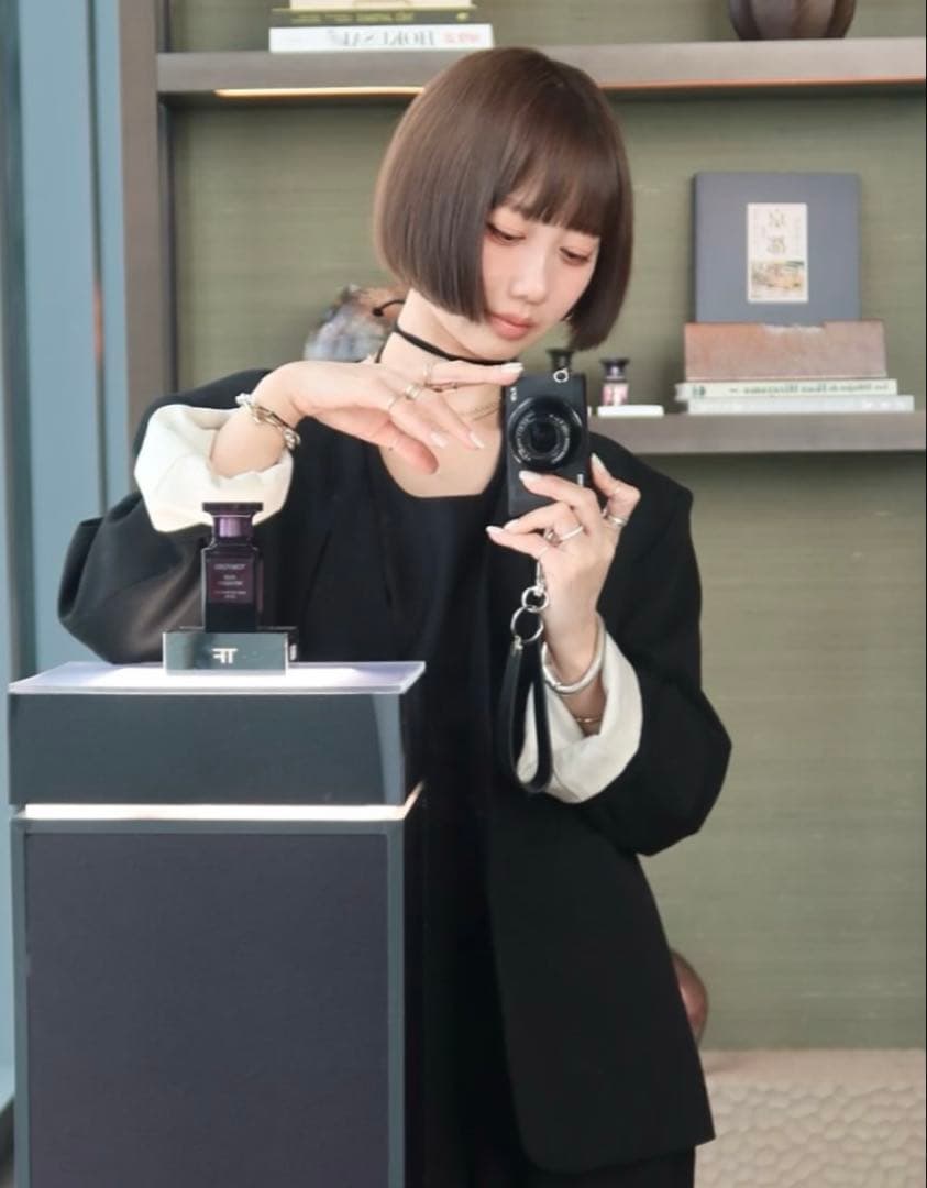 ジャケット・アウター LA PEAU DE GEM no collar hole jacket