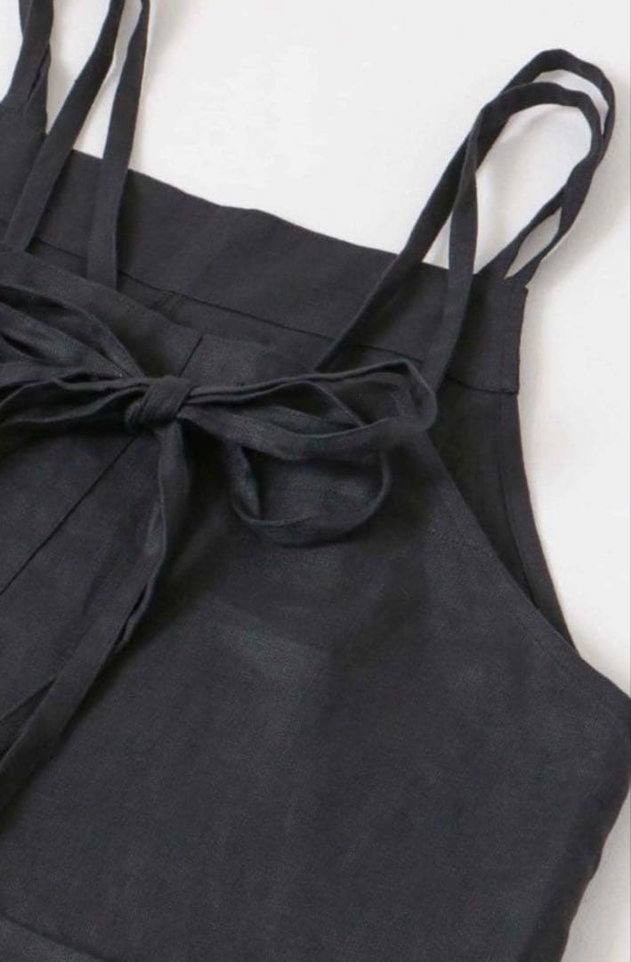 kagure かぐれ リネンサロペット ブラック