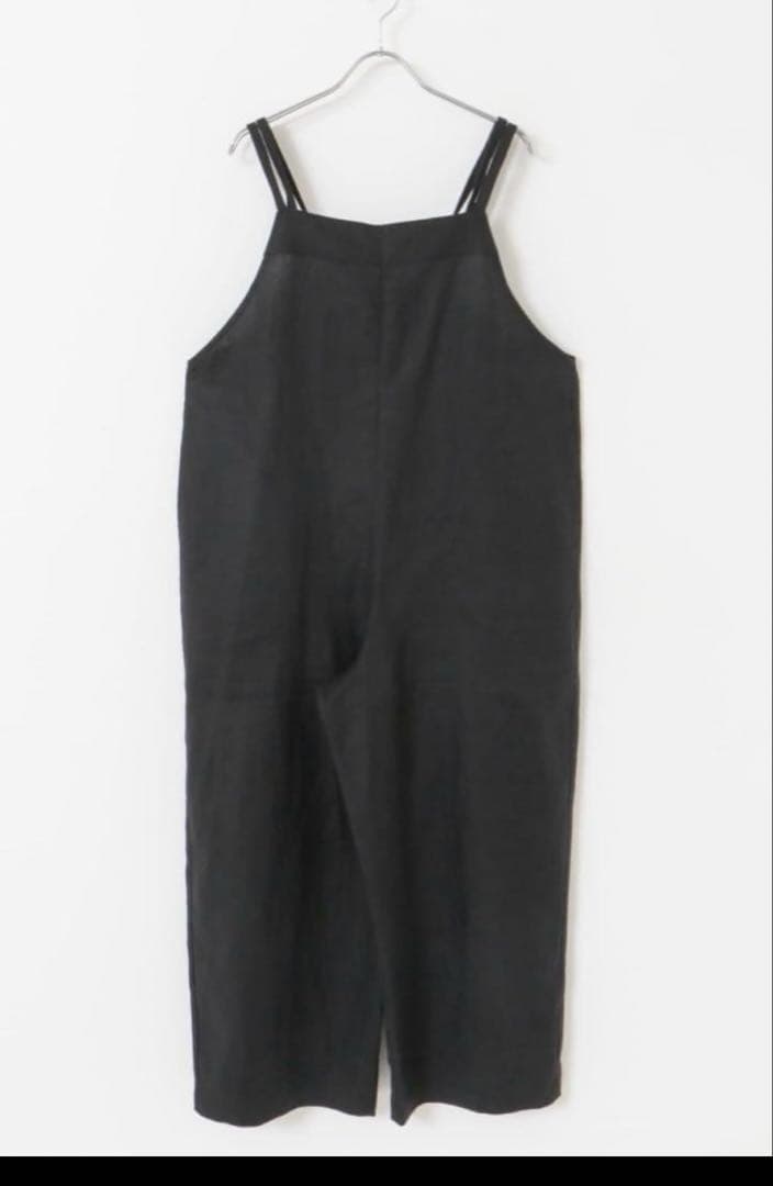 kagure かぐれ リネンサロペット ブラック