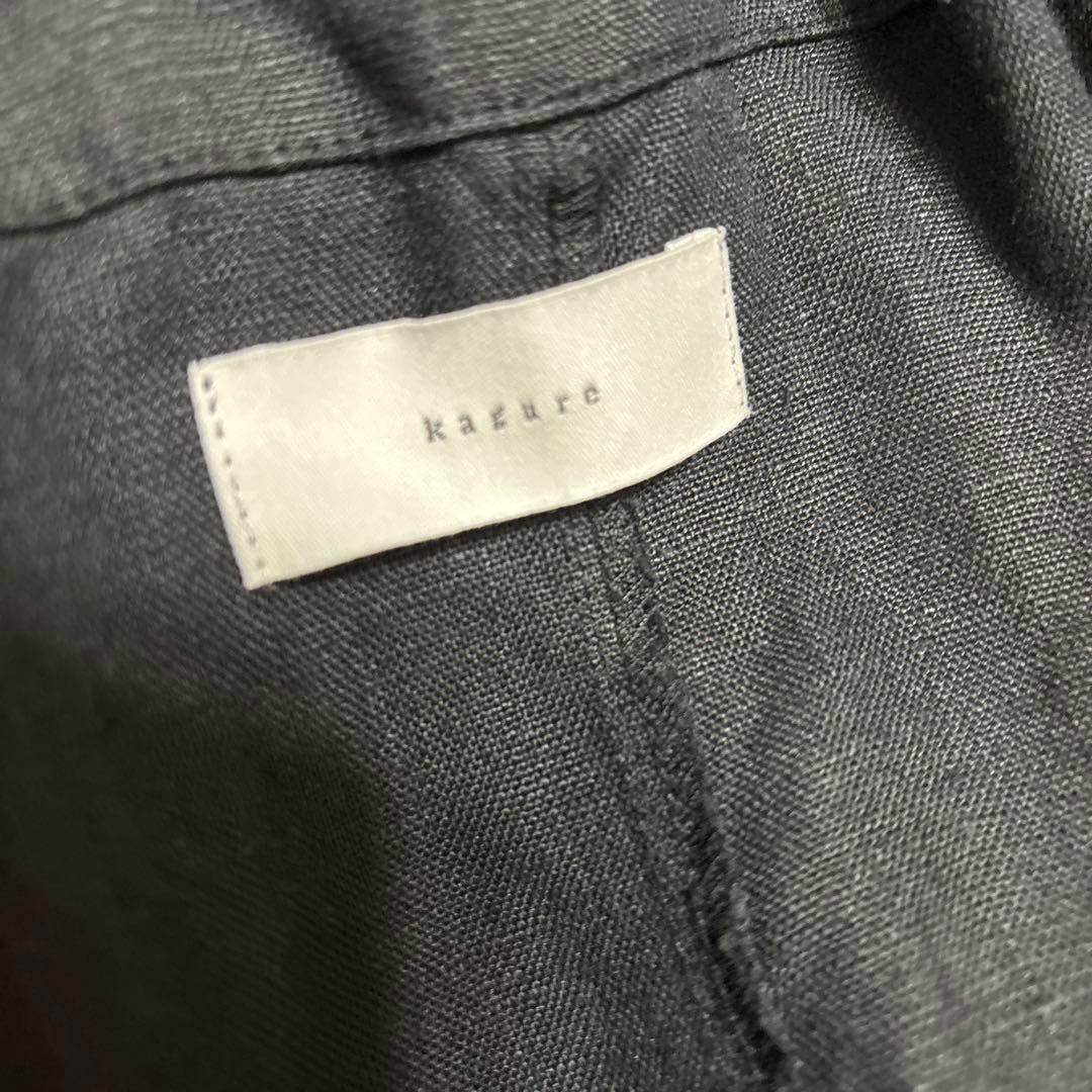 kagure かぐれ リネンサロペット ブラック