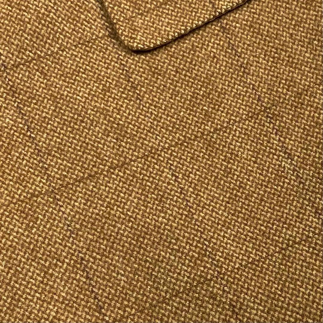 キャメル100%✨USA製ブルックスブラザーズヴィンテージツイードジャケットXL